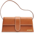 Jacquemus Calfskin Shoulder Bag Camel