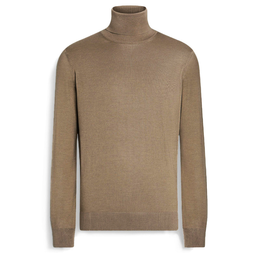 Emilio Romanelli Cashmere Sweater Brown — view 2