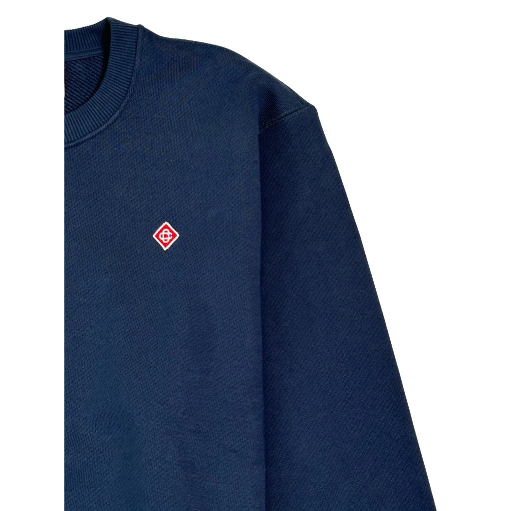 Casablanca lounge crew logo sweatshirt, blue
