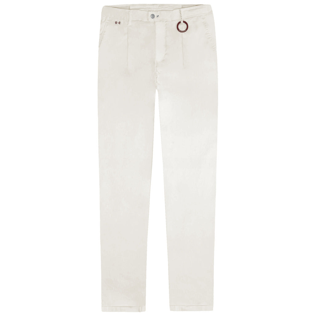 Tramarossa Cotton Trousers Alberto White — view 2