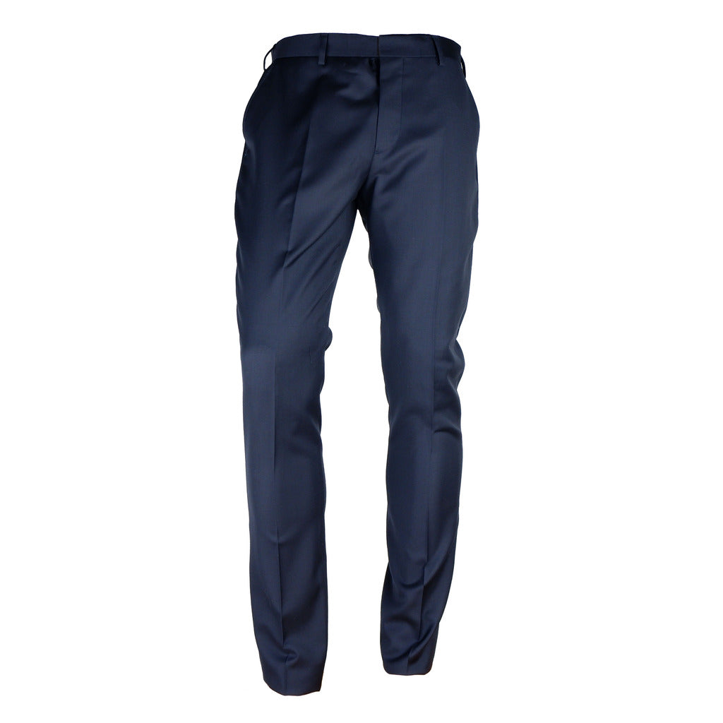 100% Milano Wool Trousers Blue