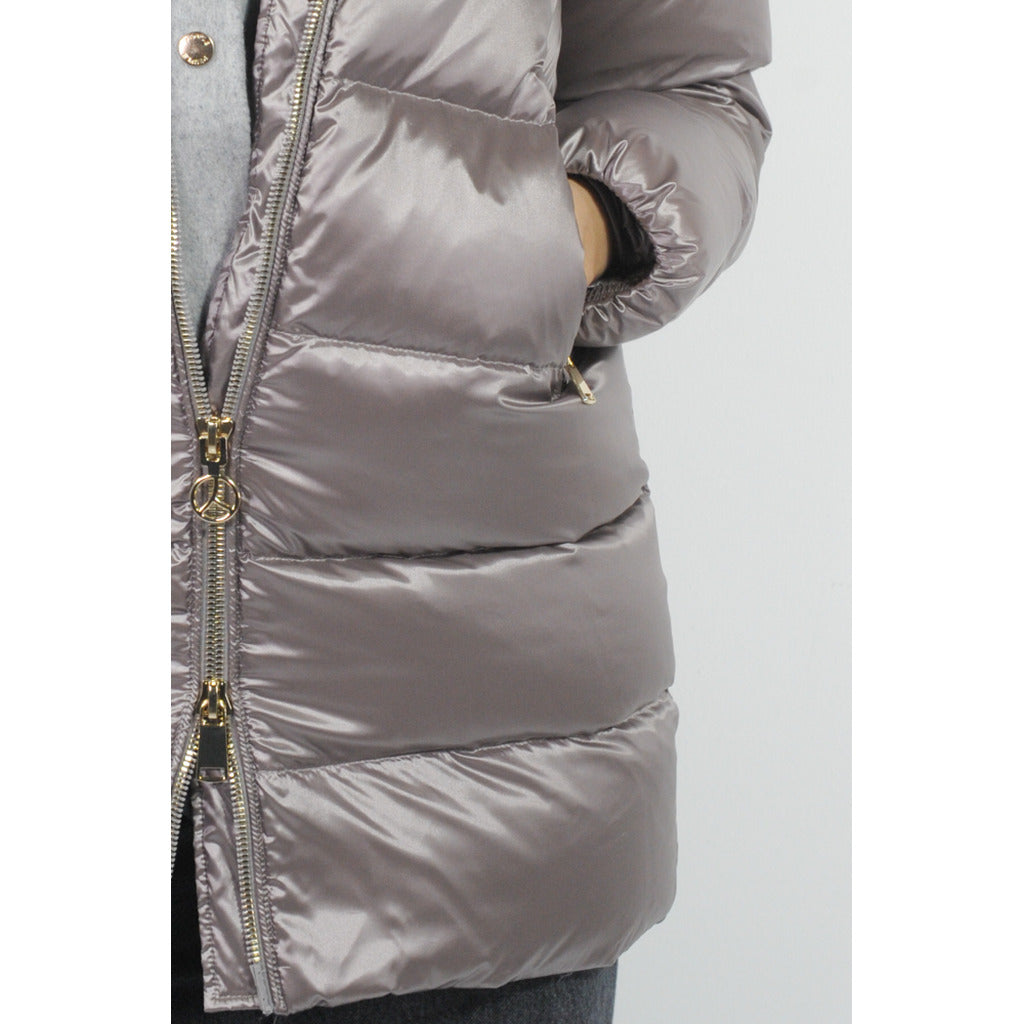 People Of Shibuya Wool Quilted Down Jacket In Ultralight Technical Fabric Gold — view 6