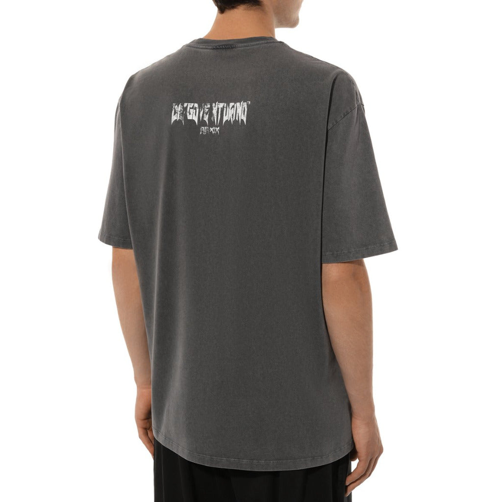Diego Venturino Cotton T-Shirt Stampa Greca — view 2