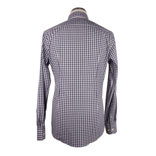 100% Milano Cotton Shirt Blue — view 2