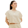 Comme Des Fuckdown Cotton T-Shirt Corta Con Bande Laterali