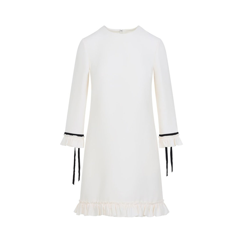 Valentino Garavani Wool Dress White