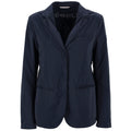 People Of Shibuya leather Nylon Jacket Blue