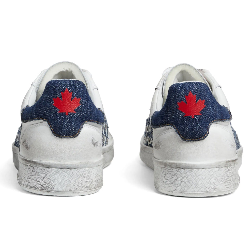Dsquared2 Calfskin Underwear Sneaker White — view 4