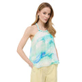 Patrizia Pepe Shirt Top Aquatic Camu Multicoloured