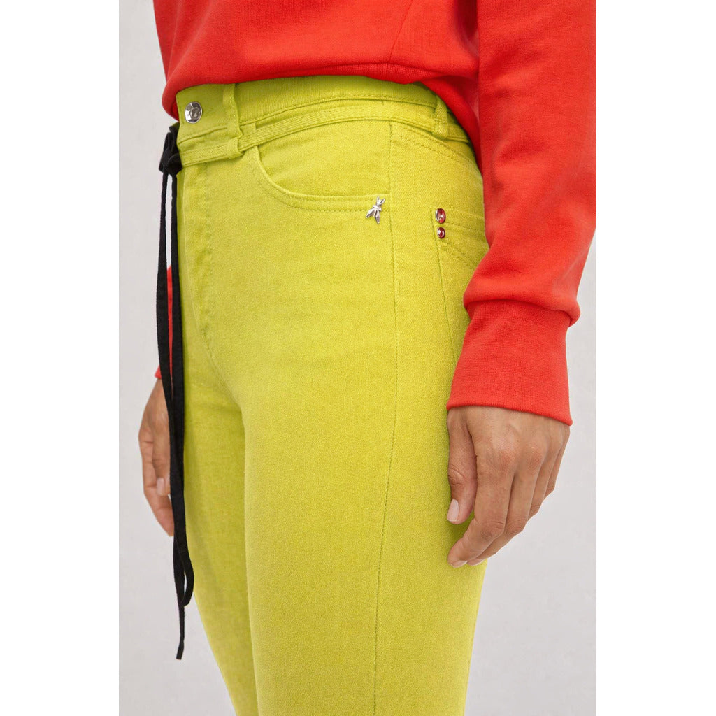Patrizia Pepe Trousers Dreamlike Yellow — view 3