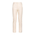 Pinko Leather Pasitea Pantalone Beige