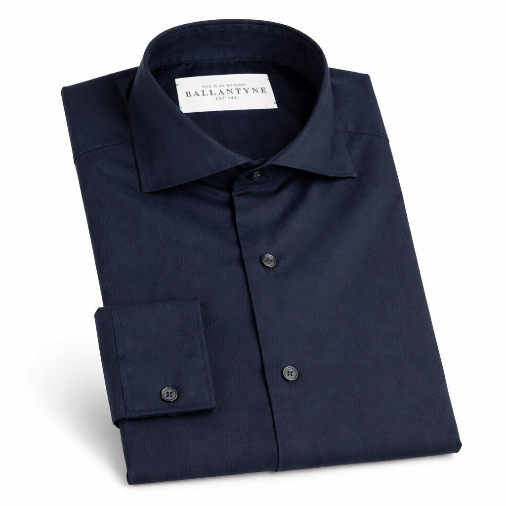 Ballantyne Cotton Shirt Blue — view 5