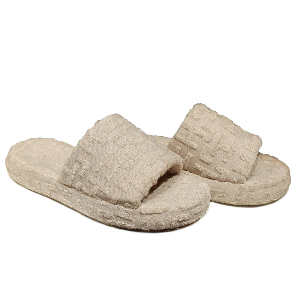 Hinnominate Cotton Ciabatta Flat In Spugna — view 4