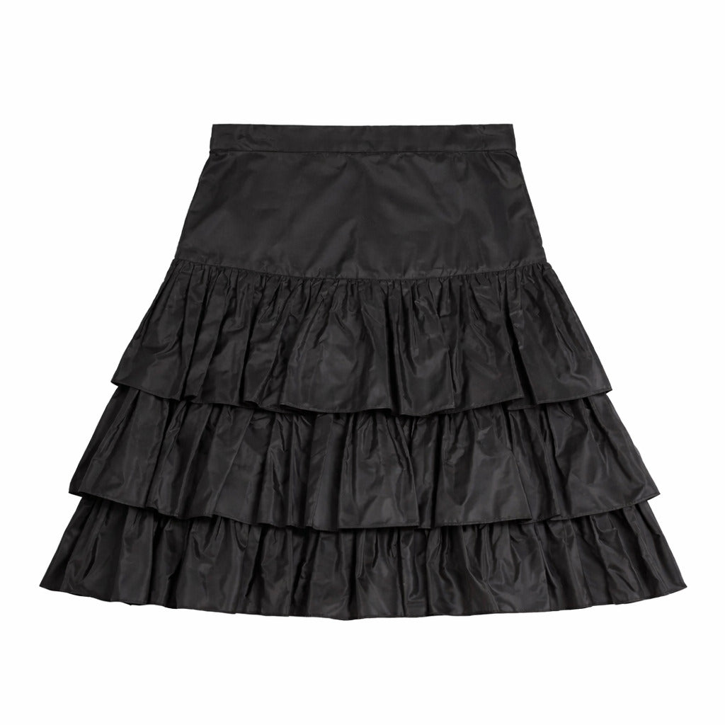 Valentino Garavani Silk Skirt Nera Black