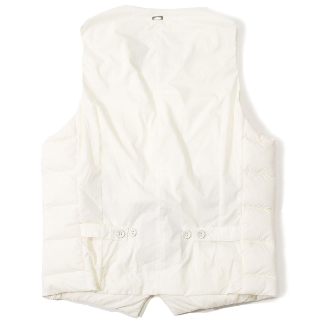 Herno Nylon Vest Down Jacket White — view 2