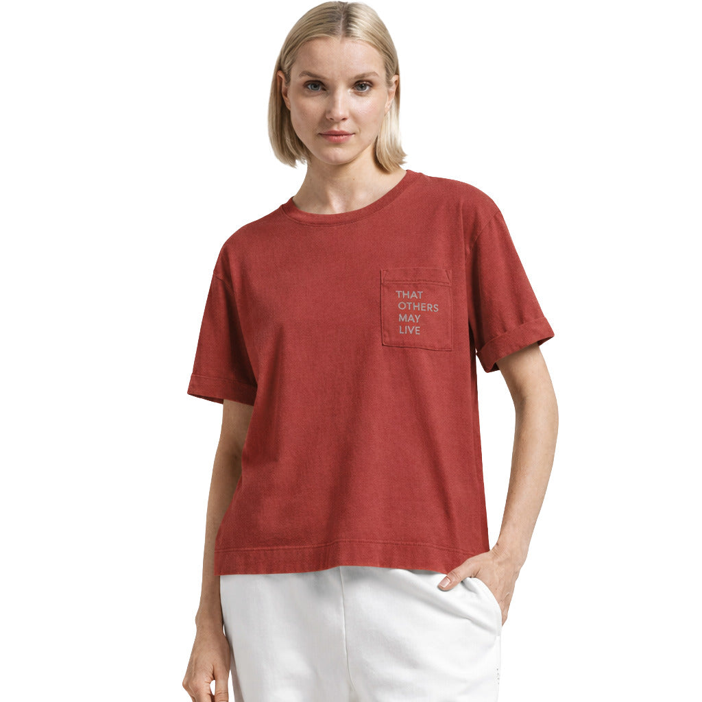 Parajumpers Cotton T-Shirt Rossa — view 3