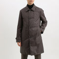 Add Long Brown Trench Coat With Thermal Ping