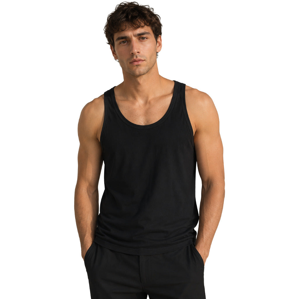 Dolce & Gabbana Cotton Tank Top Blue