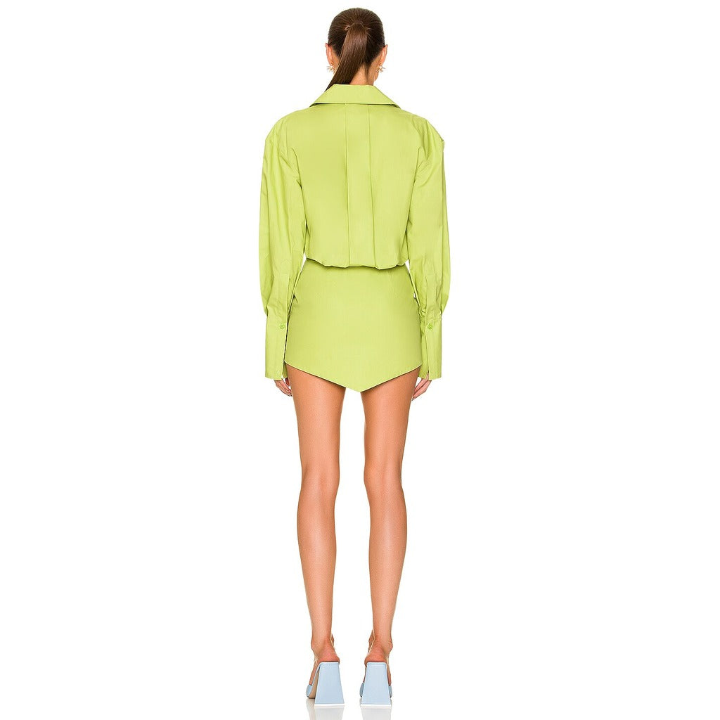 The Attico Dress Green — view 2