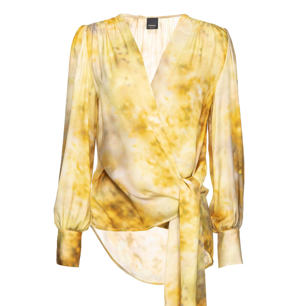 Pinko Viscose Chambave Blusa In Raso — view 6