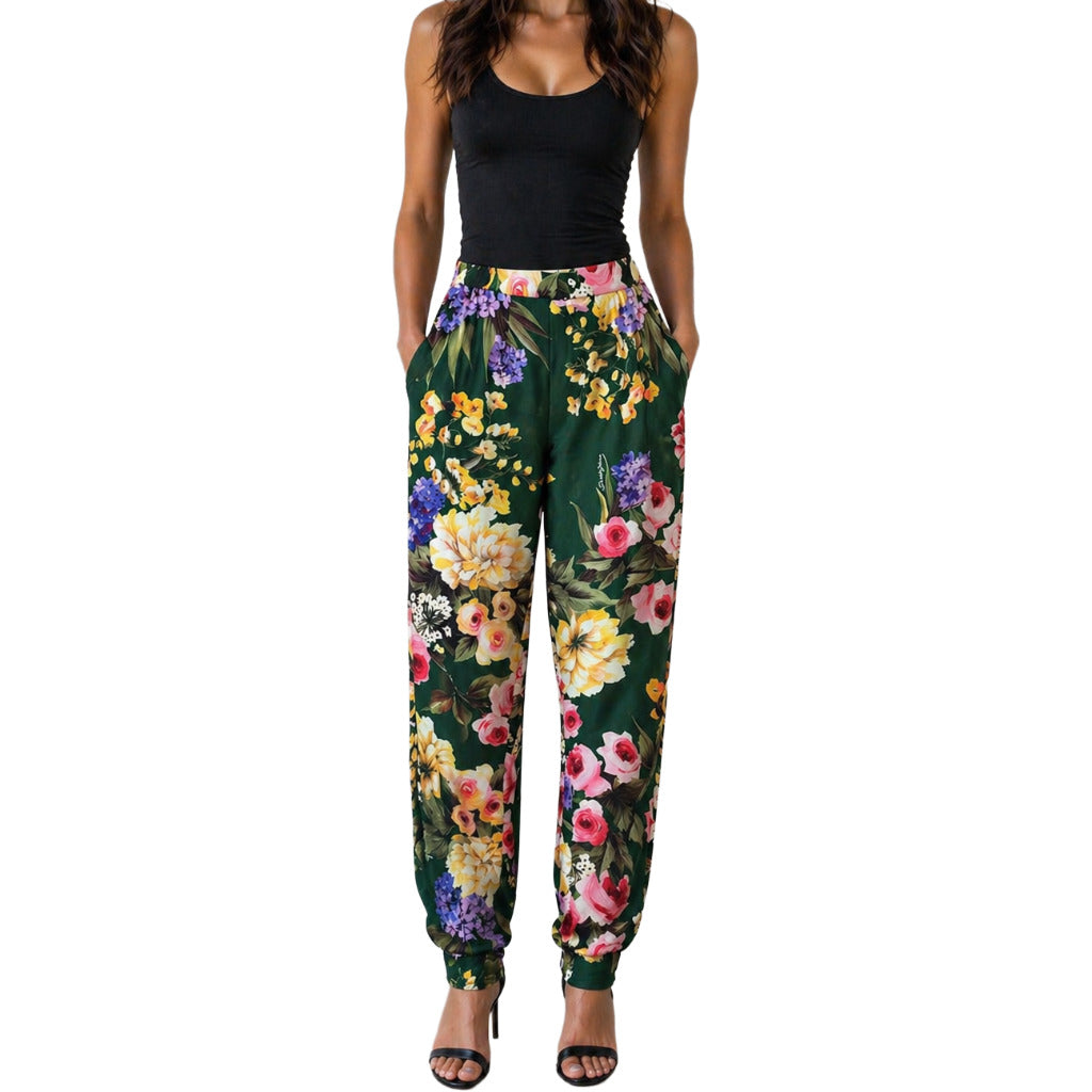 Dolce & Gabbana Trousers Floreali