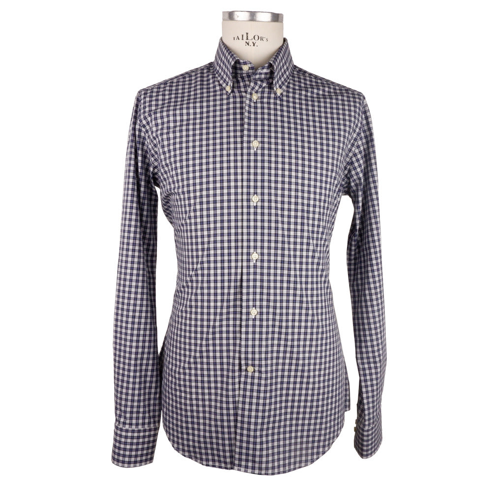 100% Milano Cotton Shirt Blue