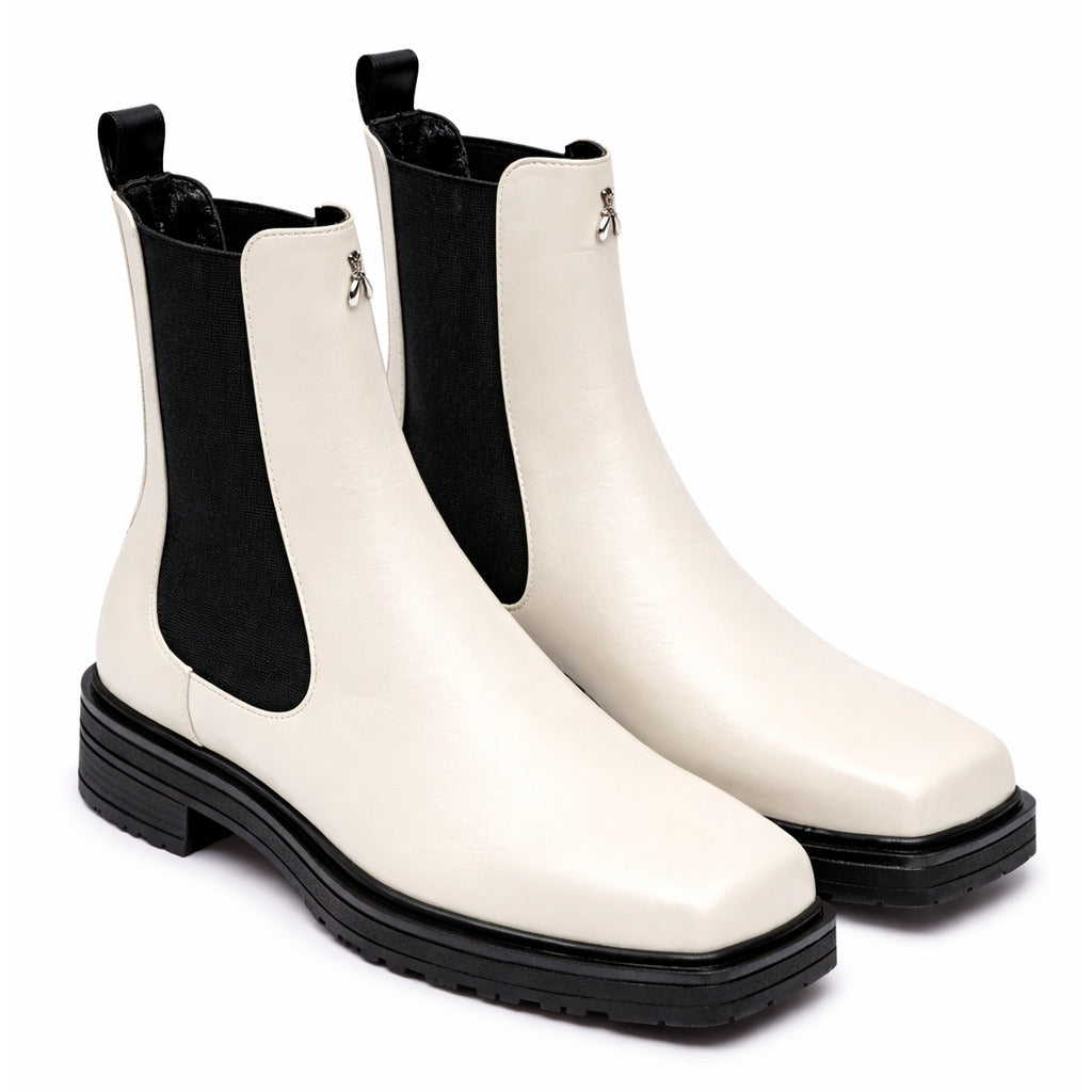 Patrizia Pepe Calfskin Stivaletti Pelle Avorio — view 2