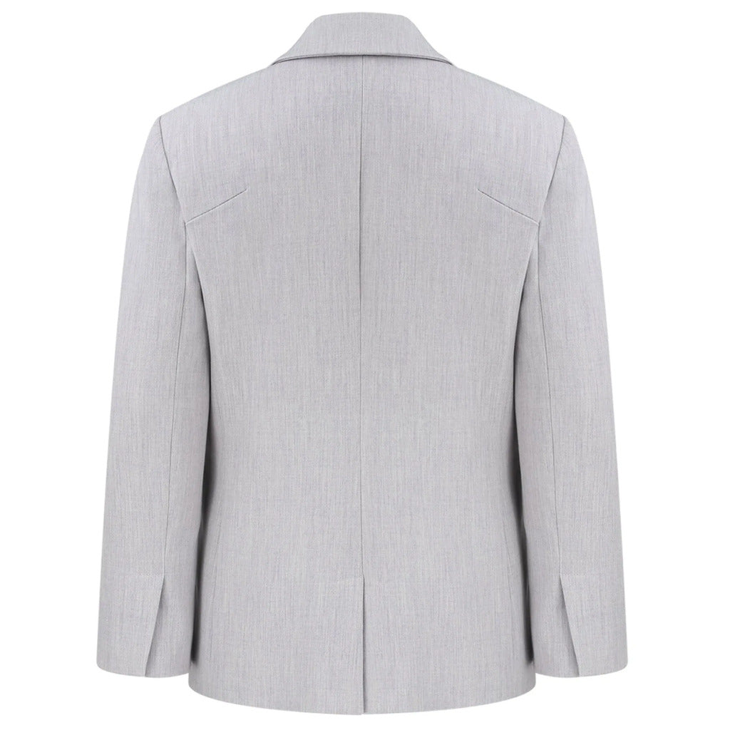 Patrizia Pepe Viscose Jacket Grey — view 2