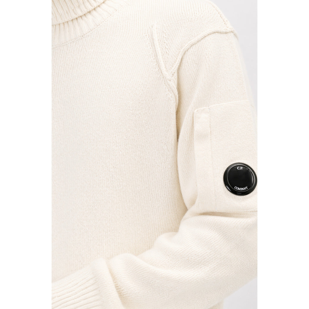 C.P. Company Turtle Neck Lambswool Panna — view 3