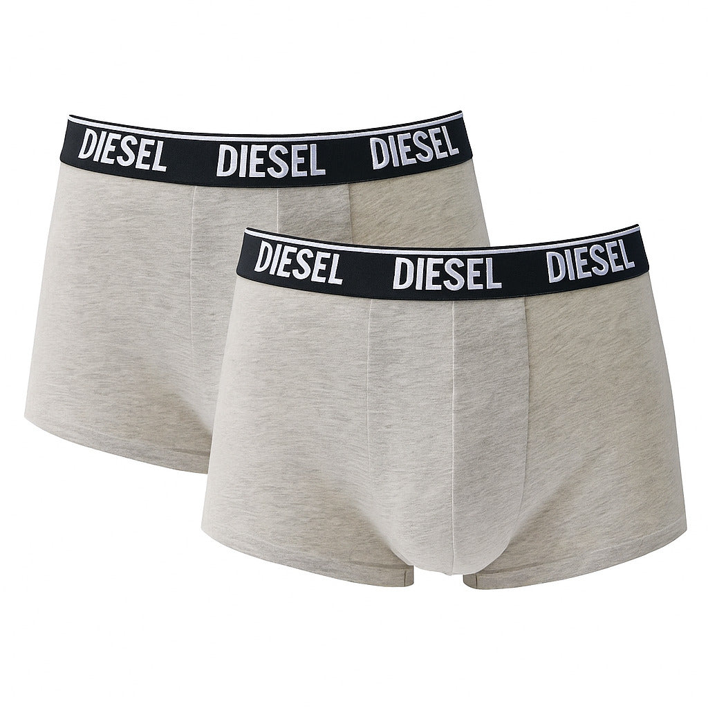 Diesel Cotton Trunk 2 Pack Grey