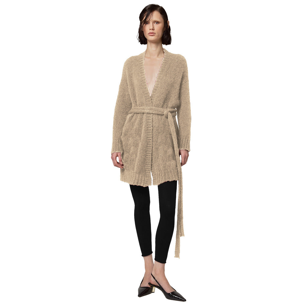 Alpha Studio Wool Cardigan Belt