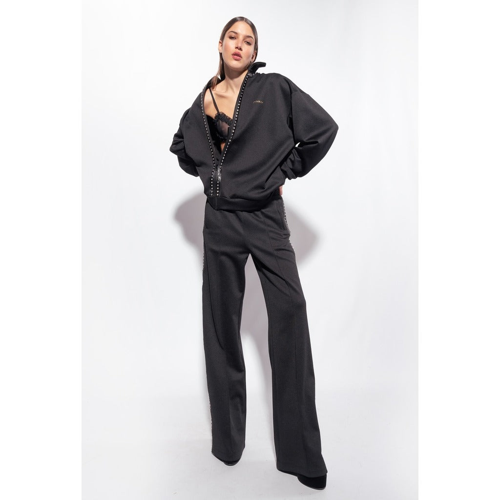 Pinko Leather Zonzoli Zippato Nero — view 3