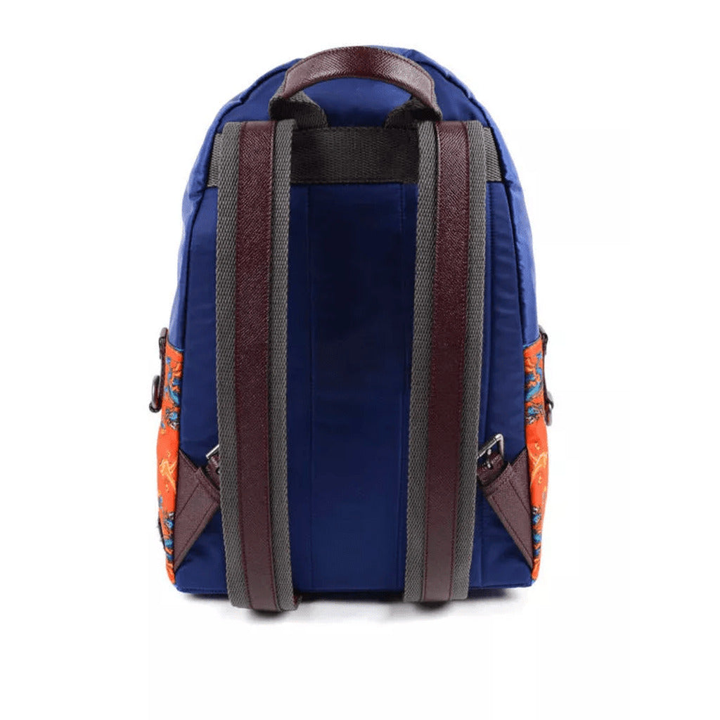 Dolce & Gabbana Leather Backpack Blue — view 4