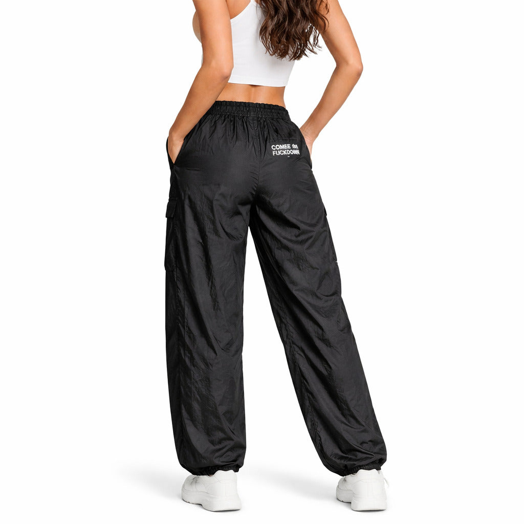 Comme Des Fuckdown Pantalone In Nylon Black — view 2