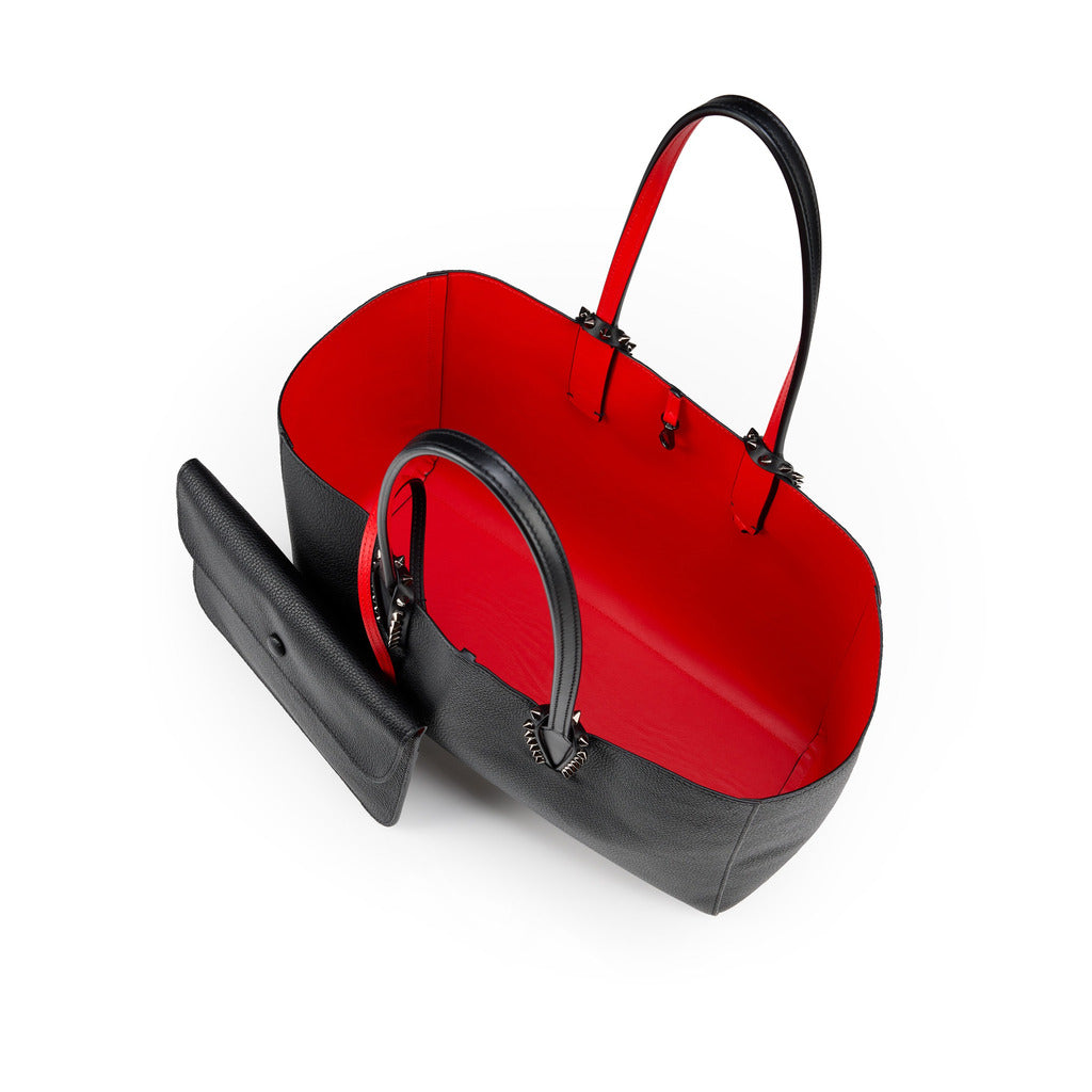 Louboutin Calfskin Cabata Small Black — view 3