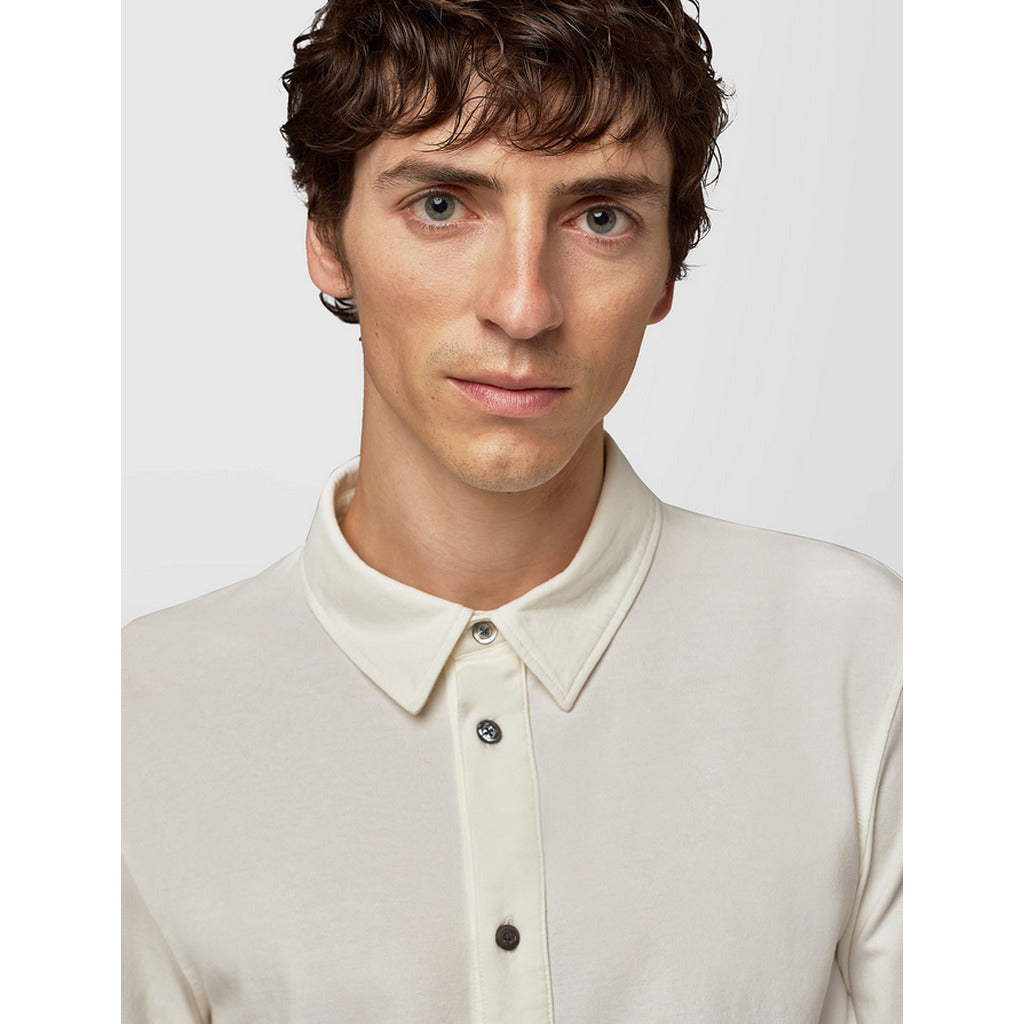 Alpha Studio Cotton Shirt Bianca White — view 5