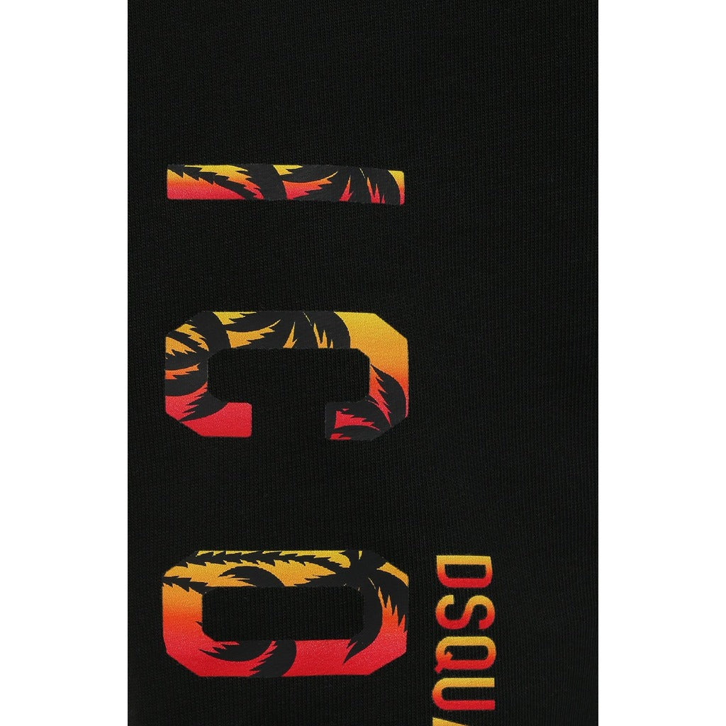 Dsquared2 Cotton Trousers Icon Black — view 3
