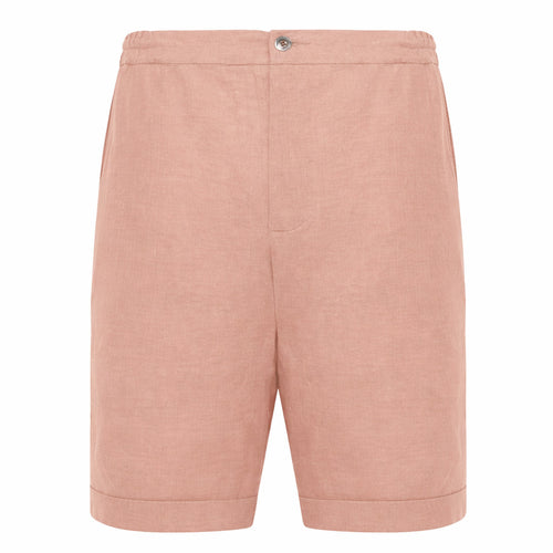 Alpha Studio Linen Bermuda Lino Navetta Pink