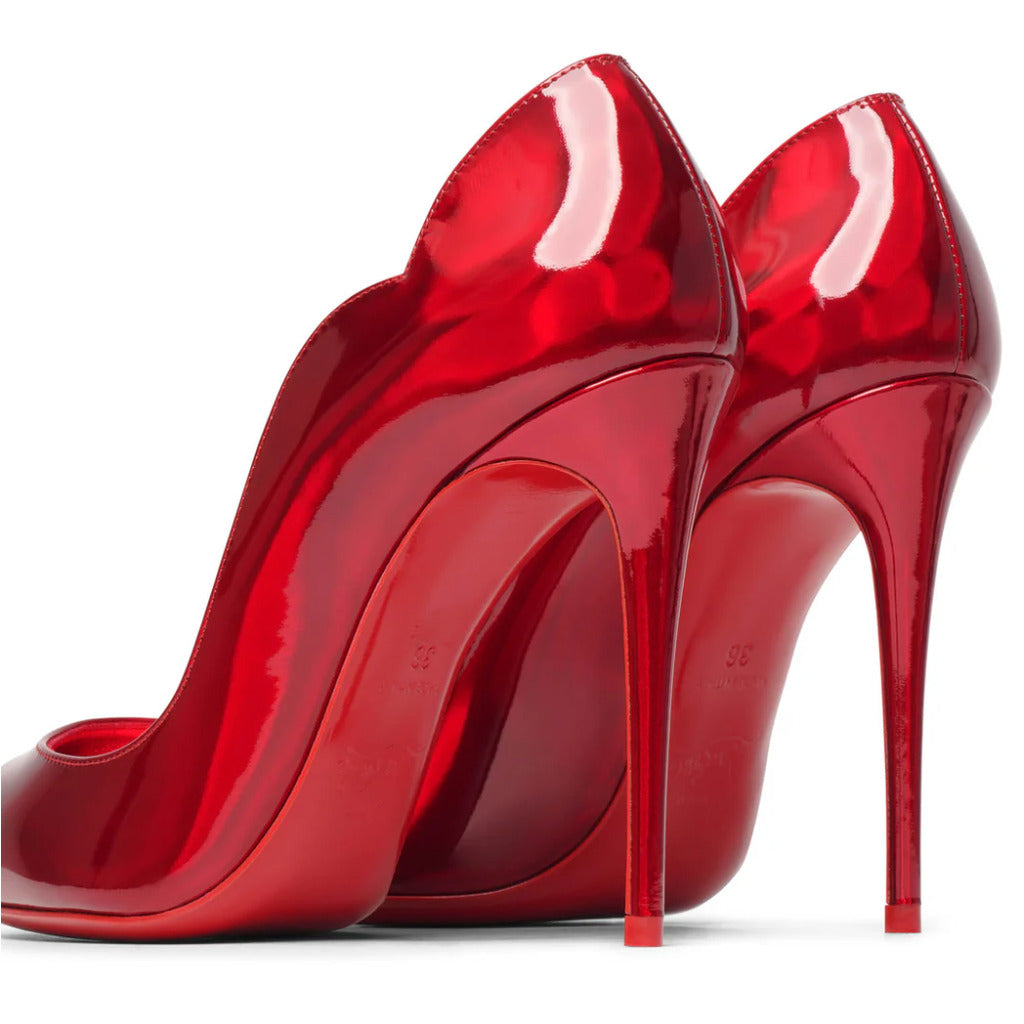 Christian Louboutin Leather Heels Red — view 2