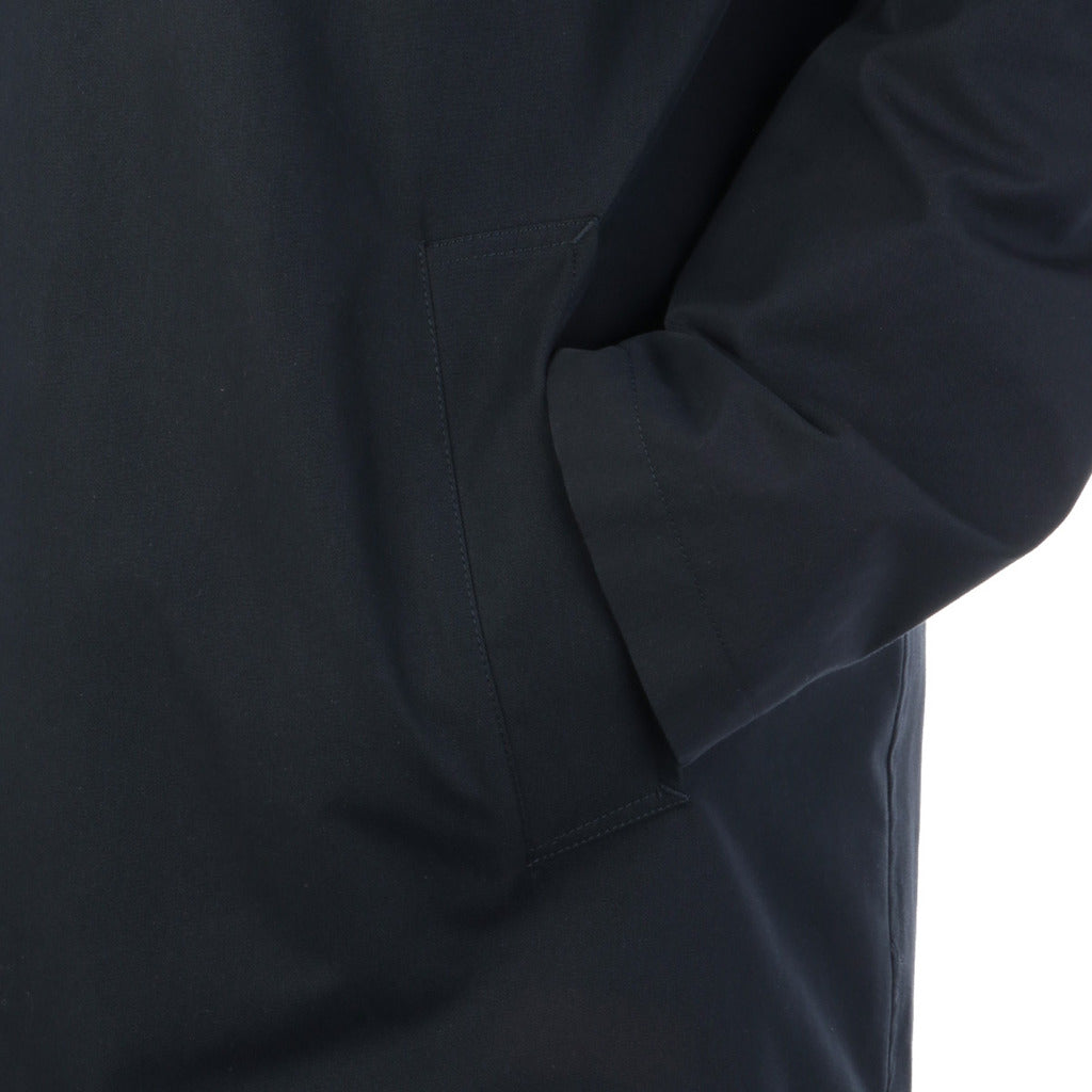 Aquascutum Cotton Coat Navy Blue — view 6