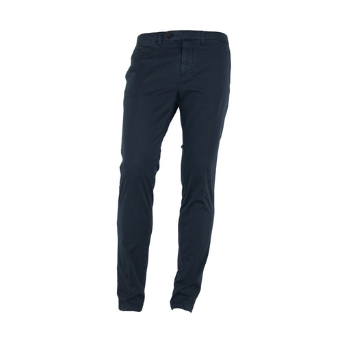 100% Milano Cotton Trousers Blue