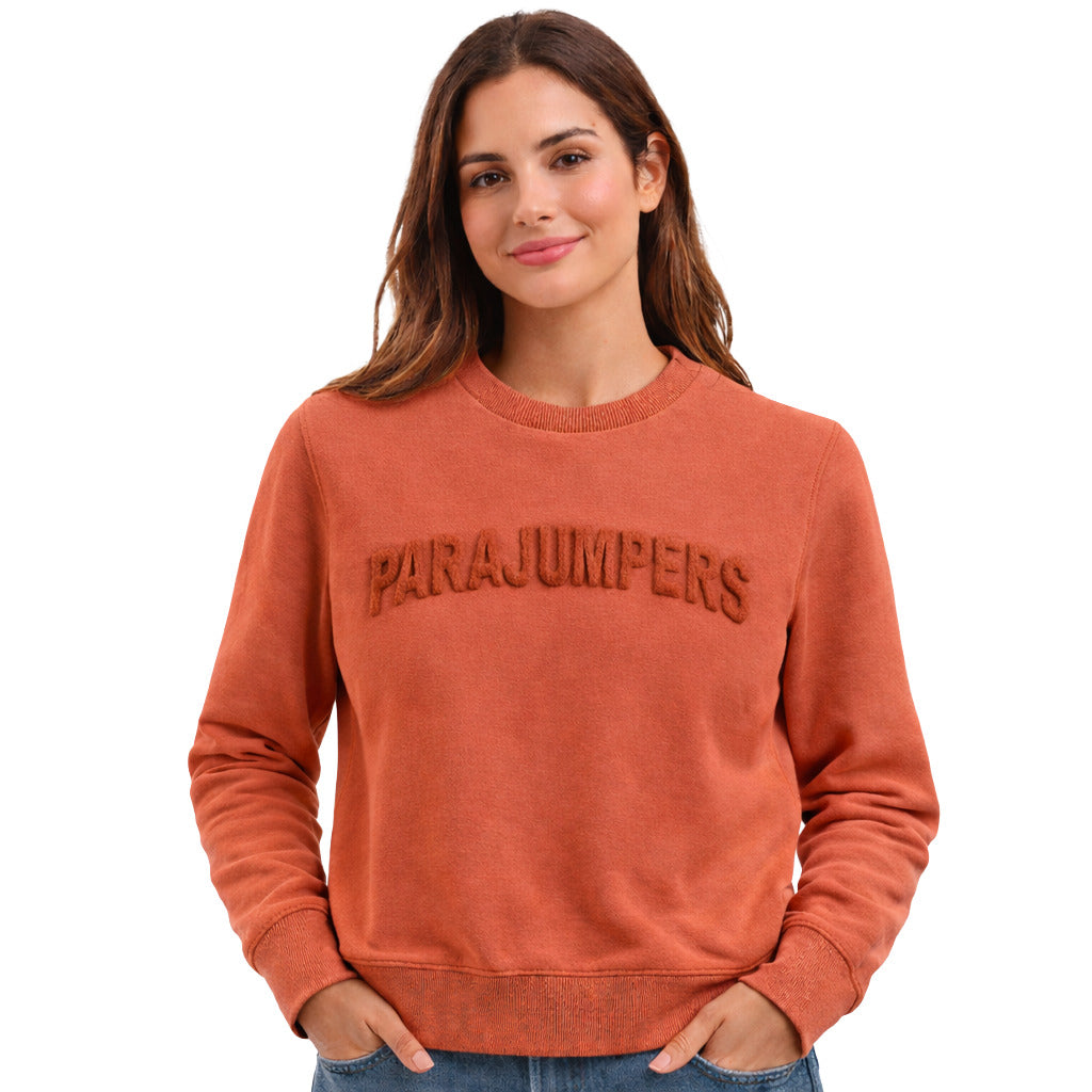 Parajumpers Cotton Sweatshirt Orange — view 3