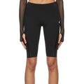 Off-White Nylon Athleisure Cycling Shorts Black Off-White