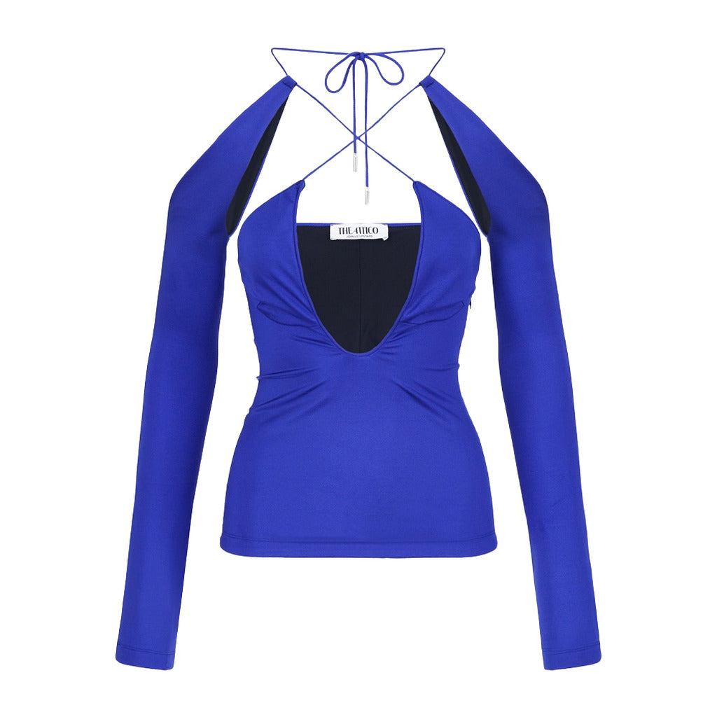 The Attico Top Vivid Blu