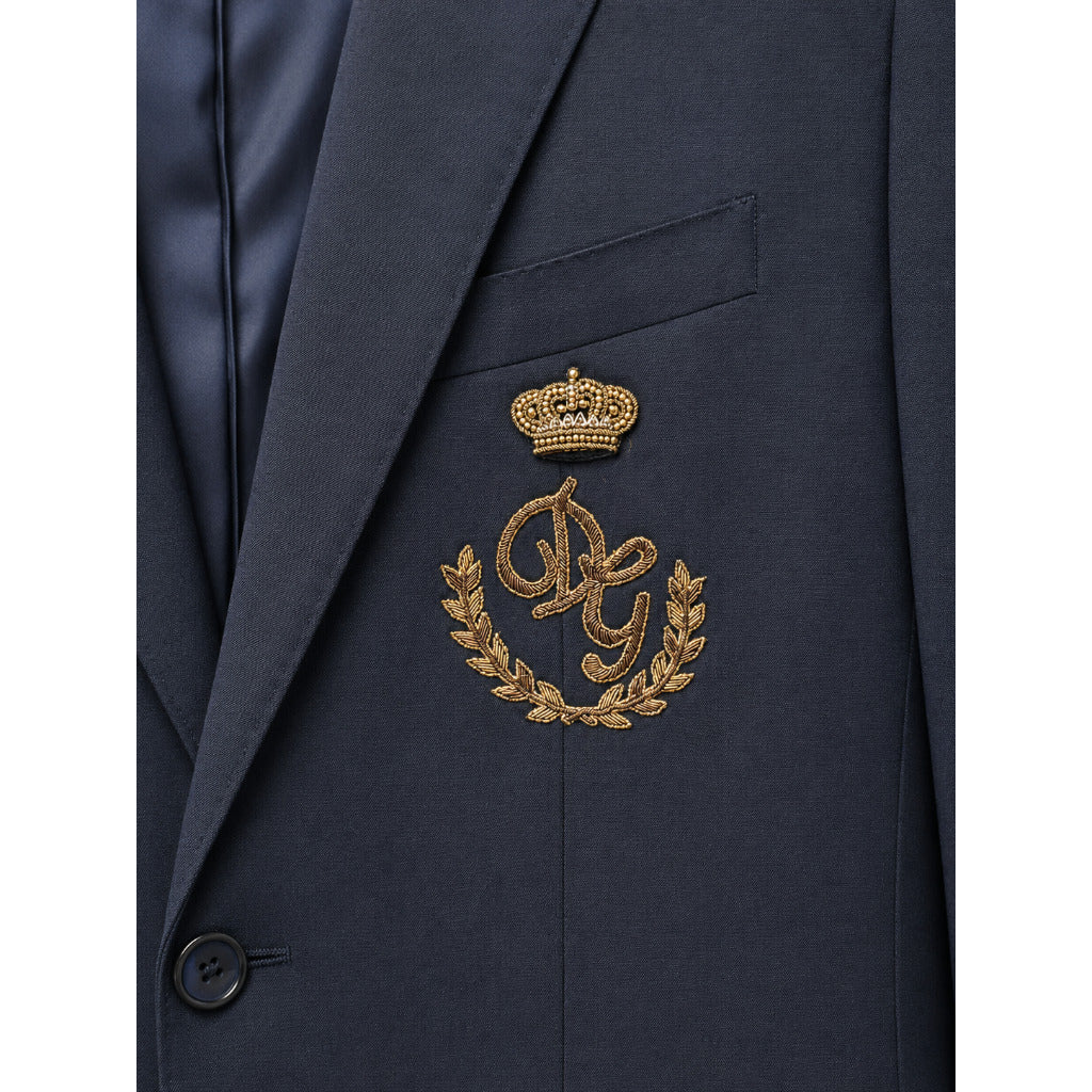 Dolce & Gabbana Jacket Single-Breasted Logata Gold — view 3