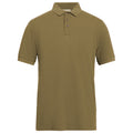 Alpha Studio Cotton Polo Piquet Oliva