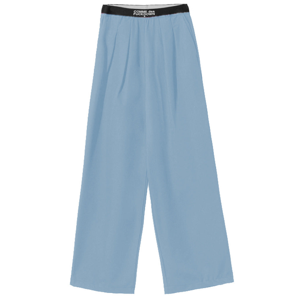 Comme Des Fuckdown Trousers Palazzo Azzurri