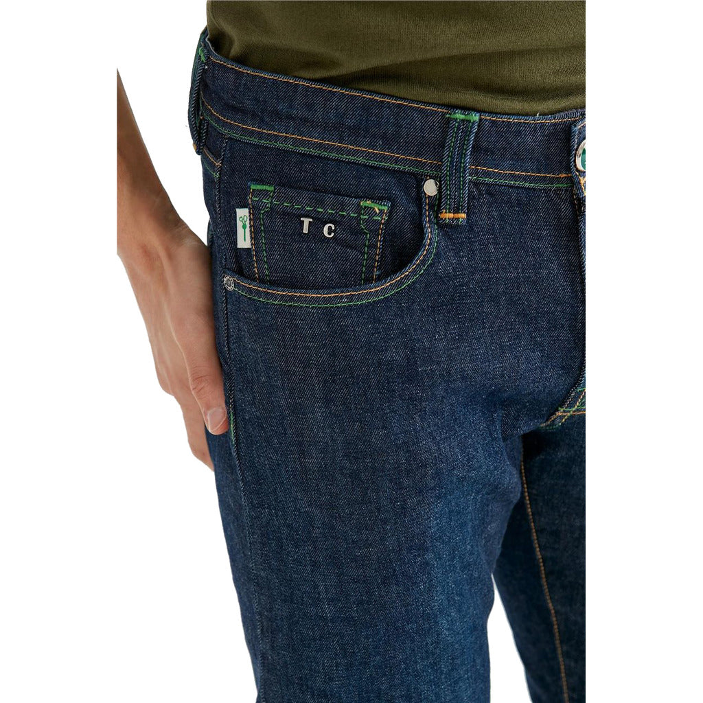 Tramarossa Cotton Leonardo Buttons Green Blue — view 6