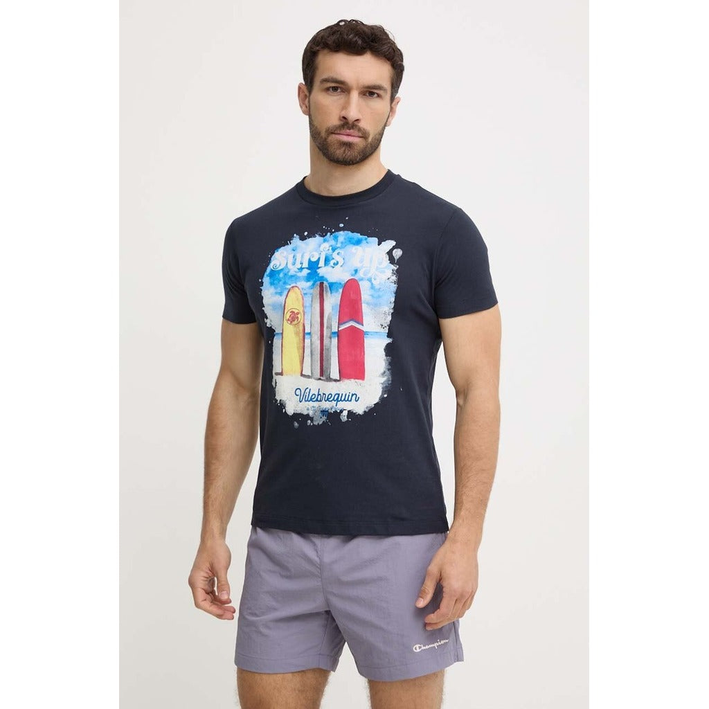 Vilebrequin Cotton T-Shirt Surf'S Up — view 3