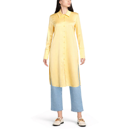 Patrizia Pepe Dress Chemisier Clarity Yellow — view 2